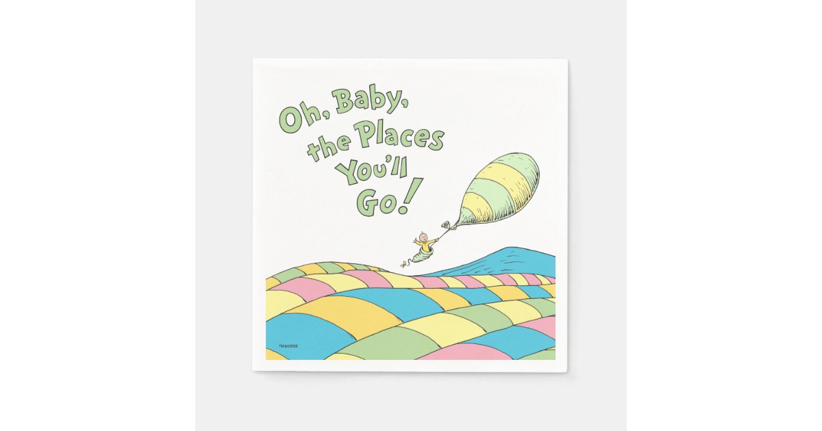 Oh Baby The Places You ll Go Baby Shower Napkins Zazzle Oh Baby The Places You ll Go Baby Shower Napkins Zazzle