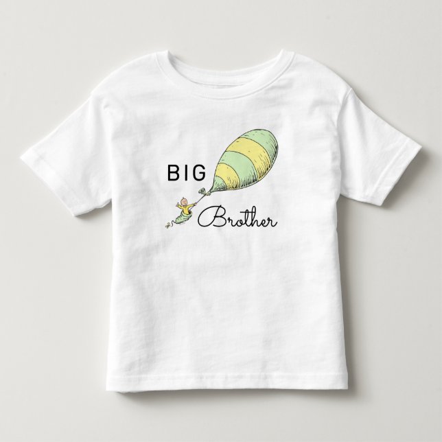 Oh, Baby the Places You'll Go | Big Brother Toddler T-shirt (Front)