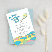 Oh, Baby, the Places You'll Go Boy Baby Shower