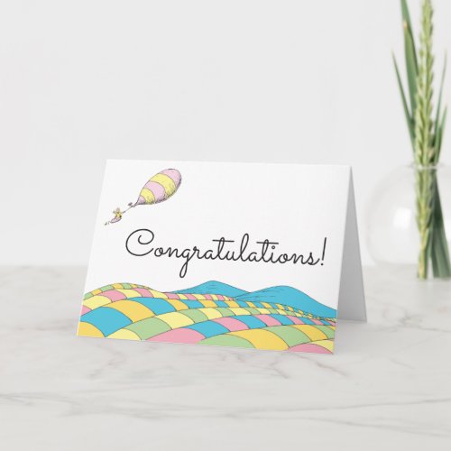 Oh Baby the Places Youll Go Congratulations Card