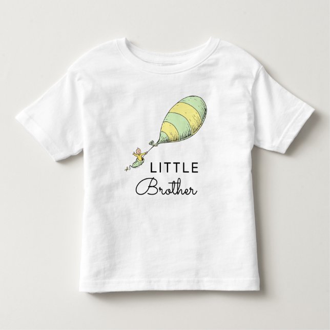 Oh, Baby the Places You'll Go | Little Brother Toddler T-shirt (Front)