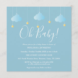 Oh Baby Twinkle Twinkle Baby Shower / Sprinkle Invitation