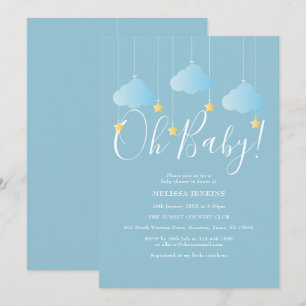 Oh Baby Twinkle Twinkle Baby Shower / Sprinkle Invitation