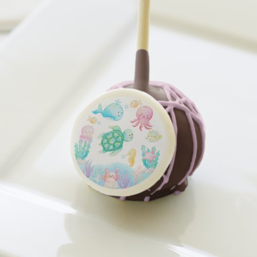 Oh Baby Under The Sea Baby Shower Cake Pops