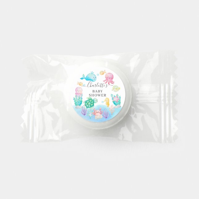Oh Baby Under The Sea Baby Shower Life Saver® Mints (Front)