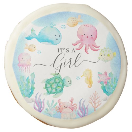 Oh Baby Under The Sea Baby Shower Sugar Cookie