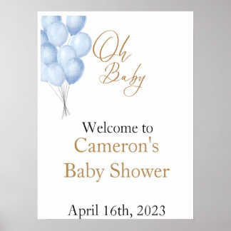 Oh Baby Welcome sign