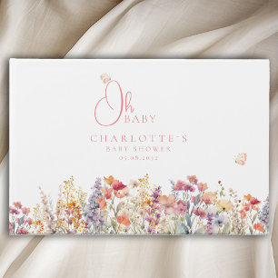 Oh Baby!  Wildflower Guest Book