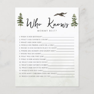 Oh Baby Woodland Who Knows Mommy Baby Game