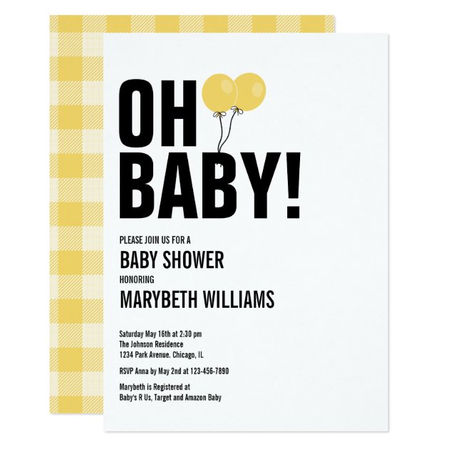 target oh baby balloon