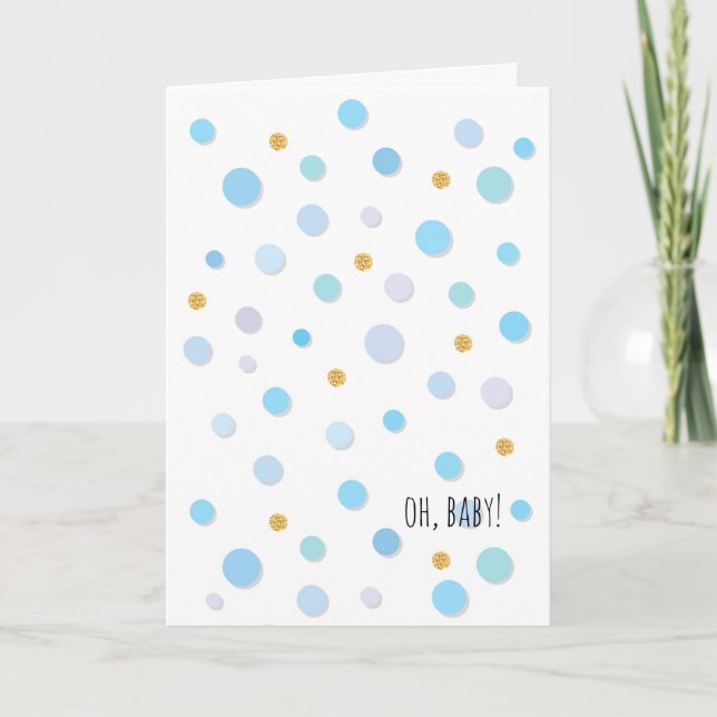 Oh, Baby...You are SO Getting a Mini Van New Baby Card (Front)