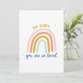 Oh Baby You Are So Loved Card (Standing Front)