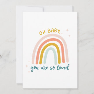 Oh Baby You Are So Loved Card