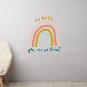 Oh Baby You Are So Loved Wall Decal