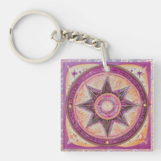 Oh Beautiful Star Magnet  Keychain