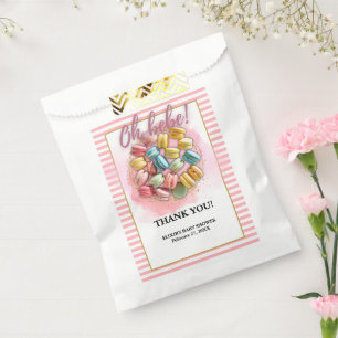 Oh bebe French Patisserie Baby Shower Favor Bag