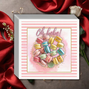 Oh bebe French Patisserie Baby Shower Napkins