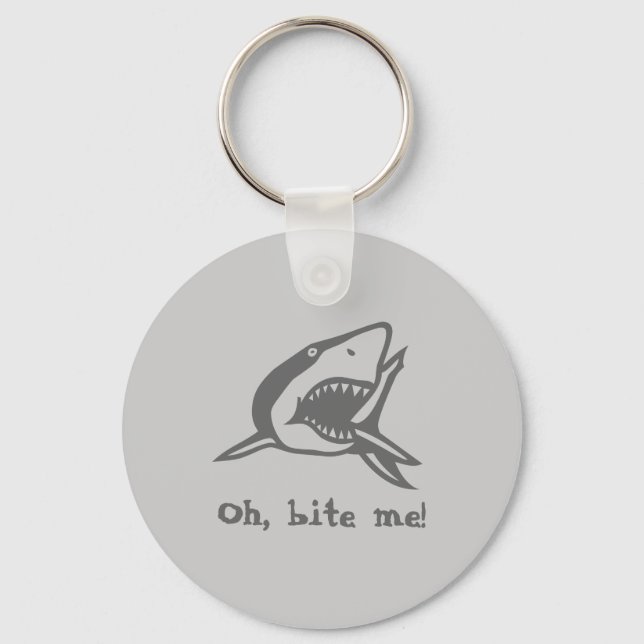 Oh, bite me! keychain (Front)