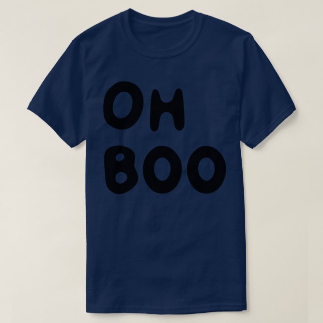 Oh Boo for light colored shirts (Design Front)