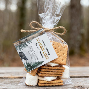 Oh Boy Adventure Begin S’more Love Baby Shower F Favor Tags