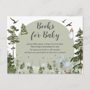 Oh Boy Adventure Pine Forest Books for Baby Postcard
