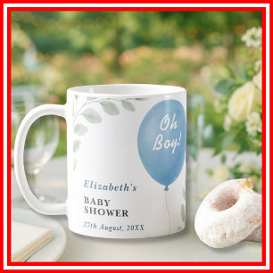 Oh Boy Baby Shower Coffee Mug
