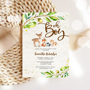 Oh Boy Baby Shower Invitation
