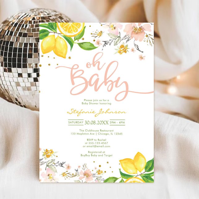 Oh Boy Baby Shower Invitation (Creator Uploaded)