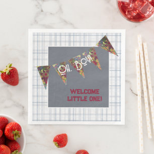 Oh, Boy! Baby shower napkins