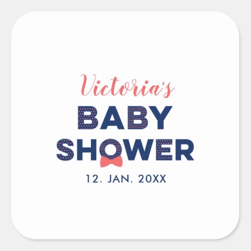 Oh Boy Baby Shower  Party Favor Thank you Sticker