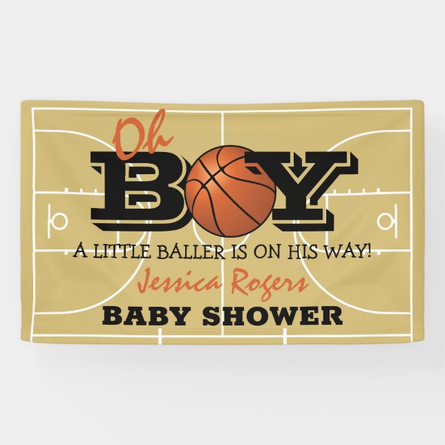'Oh Boy' Basketball | Baller On It's Way Banner (Horizontal)