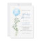 Oh Boy Blue Balloon Soft Greenery Boy Baby Shower