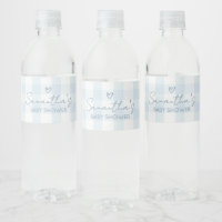 Oh Boy Blue Gingham Baby Shower
