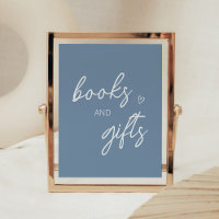 Oh Boy Boho Minimalist Baby Shower Books and Gifts