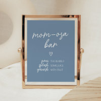 Oh Boy Boho Minimalist Baby Shower Mom Osa Bar