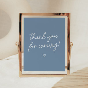Oh Boy Boho Minimalist Thank you for Coming Poster