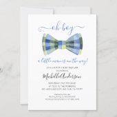 Oh Boy Bow Tie Baby Shower Invitation (Front)