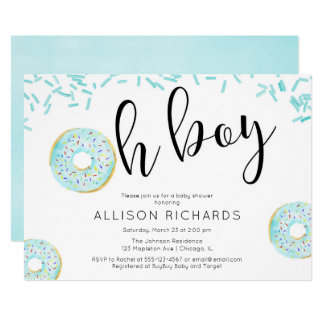 zazzle baby boy shower invitations