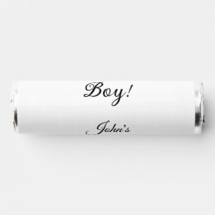 oh boy girl baby shower add name date year venue e breath savers® mints