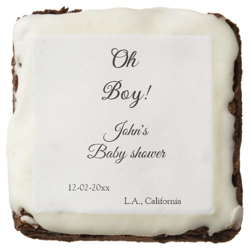 oh boy girl baby shower add name date year venue e brownie