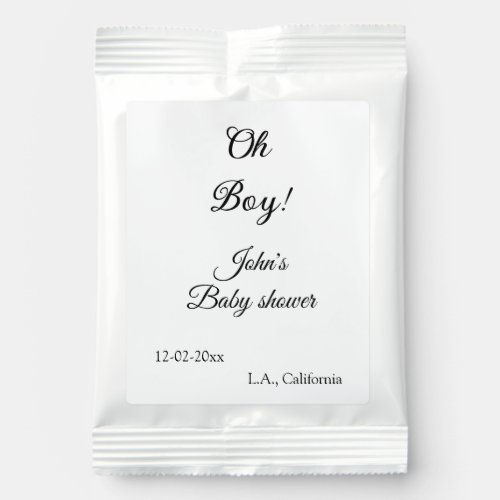 oh boy girl baby shower add name date year venue e margarita drink mix