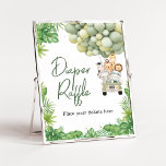 Oh Boy Jungle Safari Baby Shower Diaper Raffle Poster<br><div class="desc">Make your event special with this Safari Animals Baby Shower with our cute and lovely printable Diaper Raffle Sign featuring adorable Safari Animals Baby Shower theme. Download,  personalize,  and create lasting memories with this perfect touch for your joyous celebration!

BS731</div>