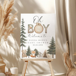 Oh boy let the adventure begin Welcome Sign. Foam Board