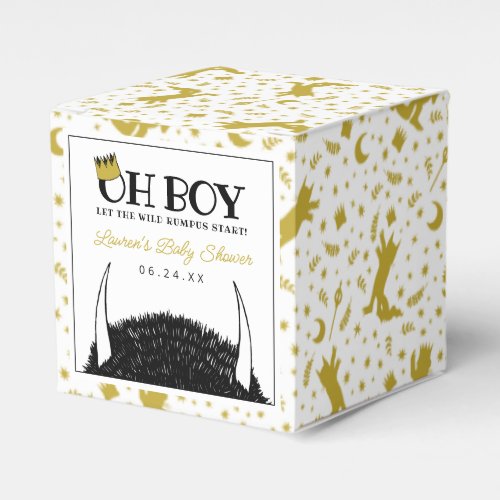 Oh Boy | Let the Wild Rumpus Start Baby Shower Favor Boxes