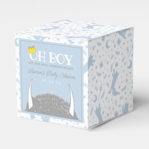 Oh Boy | Let the Wild Rumpus Start Baby Shower Favor Boxes
