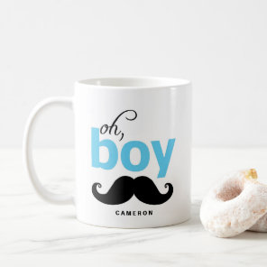 Oh Boy Mustache | Personalized Statement Mug