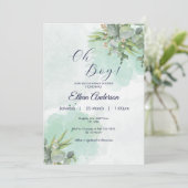 Fotohintergrund „Grüne Eukalyptus-Blätter“ – 2,1 X 1,5 M, Gold-Grün, Für Babyparty & Geburtstag