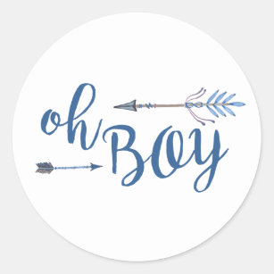 Download Oh Boy Stickers | Zazzle