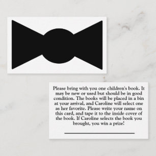 Oh Boy! Tuxedo Baby Shower Enclosure Card