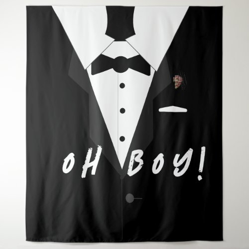 Oh Boy Tuxedo  Tapestry